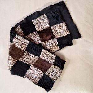 Vintage Baar & Beards Velvet Scarf